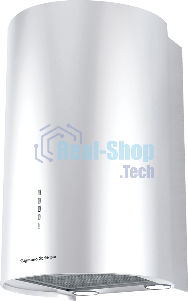 Вытяжка пристенная Zigmund & Shtain K 333.41 W белый, 38 см, 800 куб. м/ч, 60 дБ