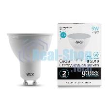 Лампа cветодиодная LED Gauss Elementary MR16 GU10 9W 660lm 4100К 13629
