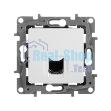 Монтажное оборудование Розетка кат.6 UTP, белая, RJ45 разъем, ETIKA LEG-672253