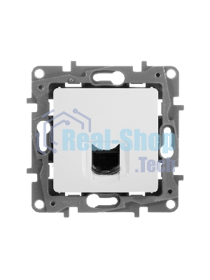 Монтажное оборудование Розетка кат.6 UTP, белая, RJ45 разъем, ETIKA LEG-672253