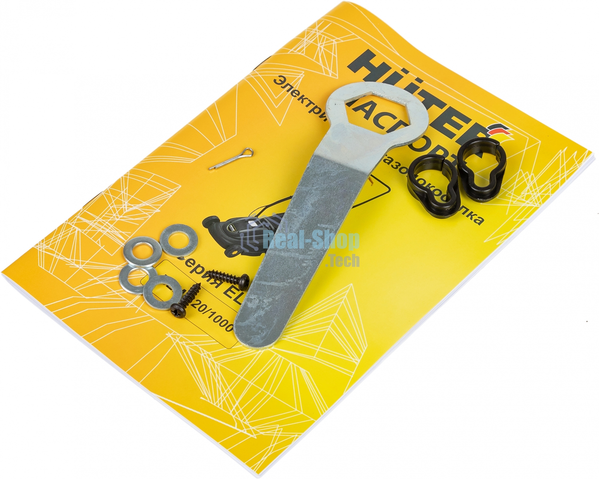 Газонокосилка роторная Huter ELM-320/1000, 32 см, 1000Вт 900/70/4/19