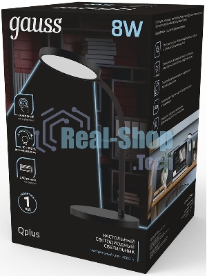 Светильник Gauss GT5032 настольный на подставке черный 8Вт