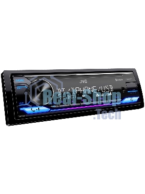 Автомагнитола JVC KD-X482BT, 1 DIN, Bluetooth, USB Type-A, AUX, съёмная панель