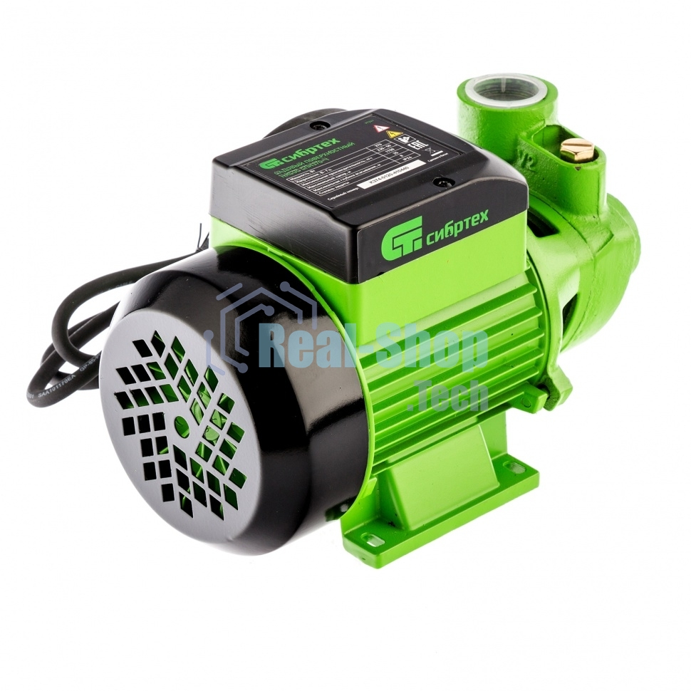 Садовый поверхностный насос Сибртех СПН370-Ч 370 Вт напор 25 м 1700 л/ч чугун