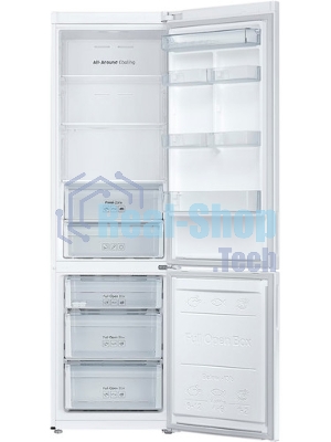 Холодильник Samsung RB37A5200WW/WT белый двухкамерный 269/98л морозилка снизу, No Frost