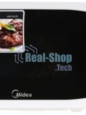 Микроволновая печь Midea MM720CFB белый, 20 л, 700 Вт, переключатели - поворотный механизм