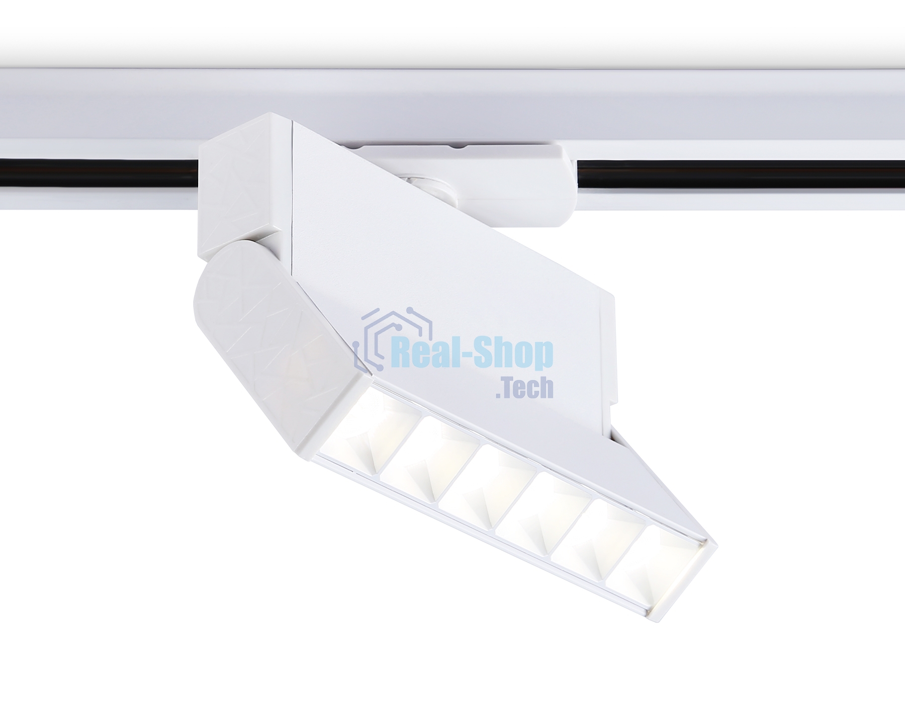 Трековый однофазный светодиодный светильник Ambrella light GL6812 WH белый LED 6W 4200K 24° 115*22*87