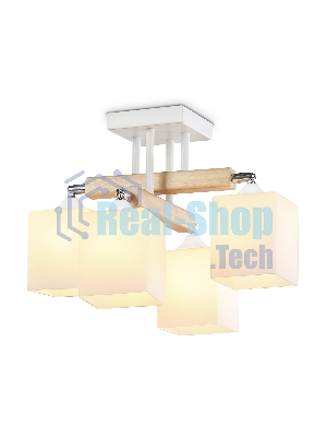 Светильник Ambrella light TR9512/4 WH/CH/FR белый/хром/белый матовый E27*4 max 40W D567*266