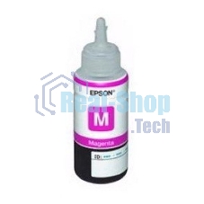 Чернила Epson T6643 Magenta (C13T66434A) пурпурные, контейнер 70 мл., для L100/L110/L120/L1300/L200/L210/L300/L350/L355/L550