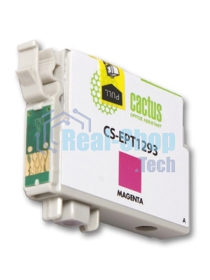 Картридж струйный Cactus CS-EPT1293 (T1293) пурпурный (10 мл) для Epson Stylus Office B42/BX305/BX305F/BX320/BX525/BX625/SX420/SX425