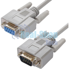 Greenconnect Удлинитель 1.8m COM RS-232 порта GCR- DB9CM2F-1.8m 9M AM/9F AF, пакет Greenconnect Удлинитель 1.8m COM RS-232 порта GCR- DB9CM2F-1.8m 9M AM/9F AF, пакет