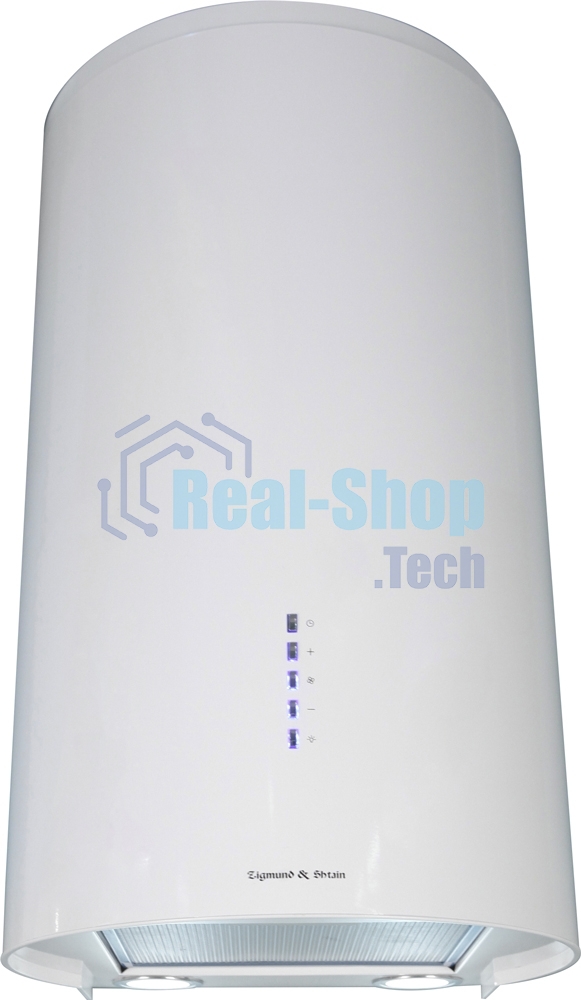 Вытяжка пристенная Zigmund & Shtain K 333.41 W белый, 38 см, 800 куб. м/ч, 60 дБ