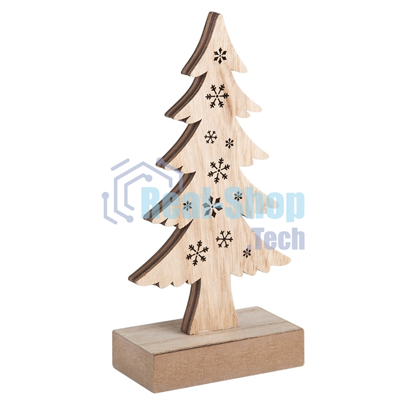 Деревянная фигурка Neon-night с подсветкой 