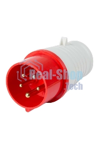 Вилка Rexant 015 переносная 3Р+РЕ+N 16А 380В IP44