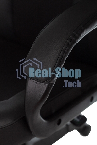 Кресло игровое Zombie GAME 17 черный, текстиль/эко.кожа, крестовина пластик