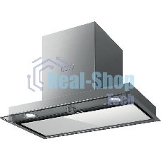 Вытяжка встраиваемая Elica Box In Plus IXGL/A/60 нержавеющая сталь/белое стекло, 59.4 см, 1000 куб. м/ч, 70 дБ