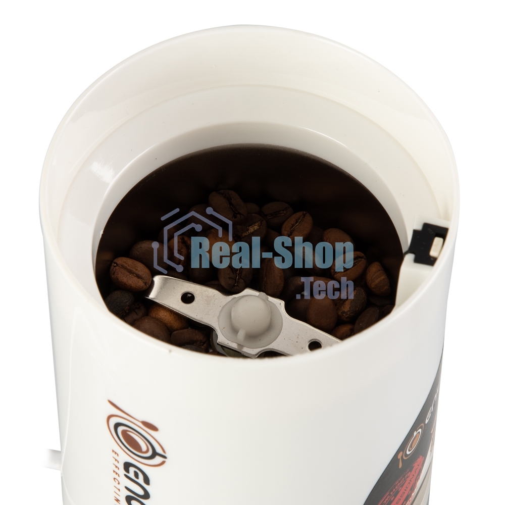 Кофемолка Endever Costa-1053, 250 Вт, 15000 об/мин, вес продукта для помола 100 гр, ABS-пластик, защита от перегрева двигателя