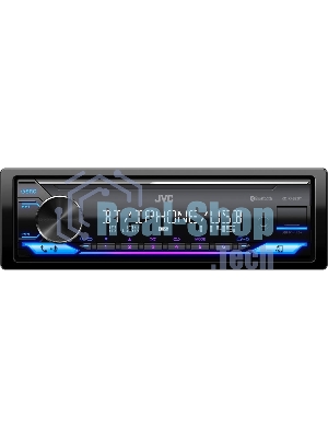 Автомагнитола JVC KD-X482BT, 1 DIN, Bluetooth, USB Type-A, AUX, съёмная панель