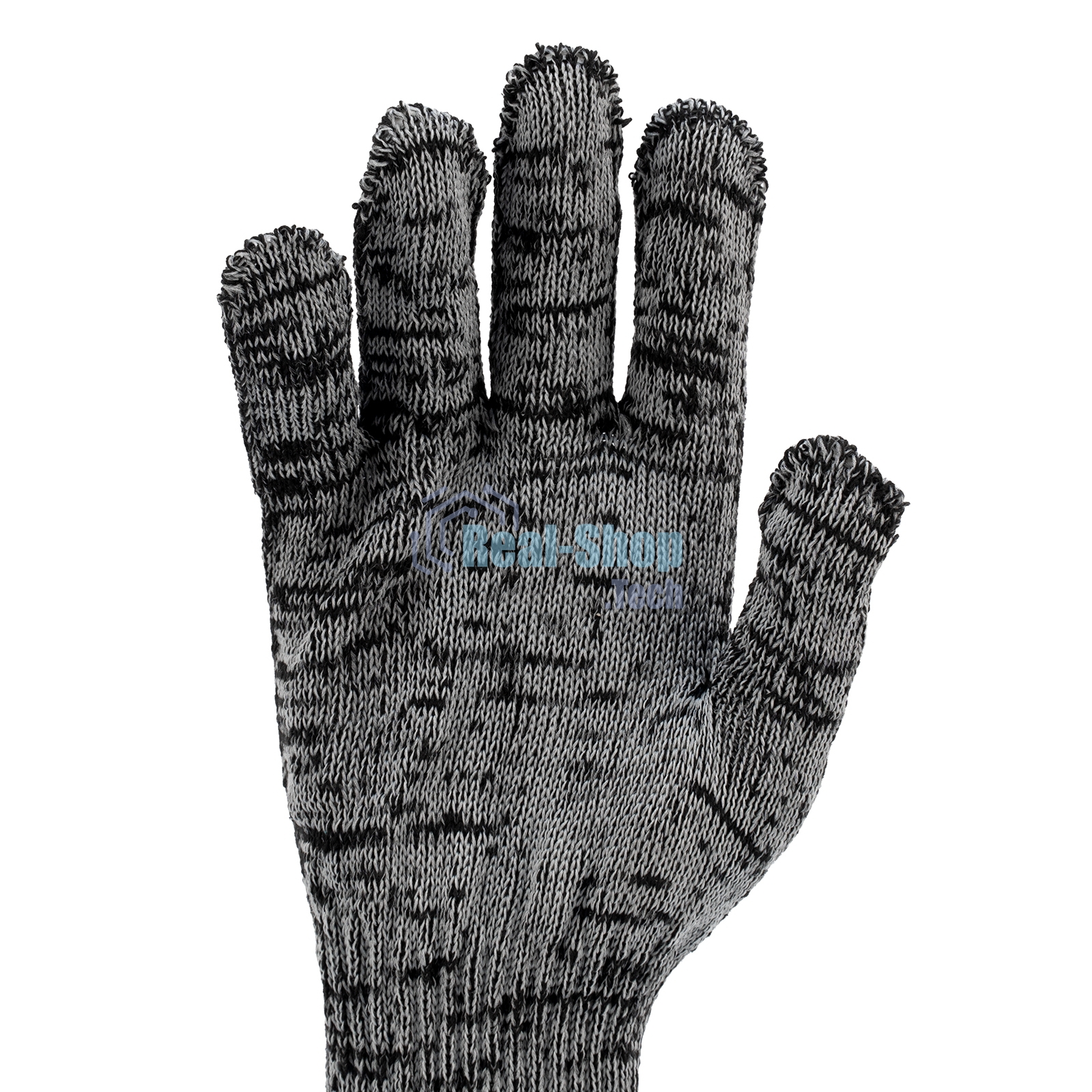 Перчатки трикотажные, меланж, 10 класс Россия