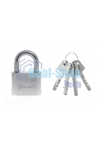 Замок навесной Matrix, хромированное покрытие 50 мм