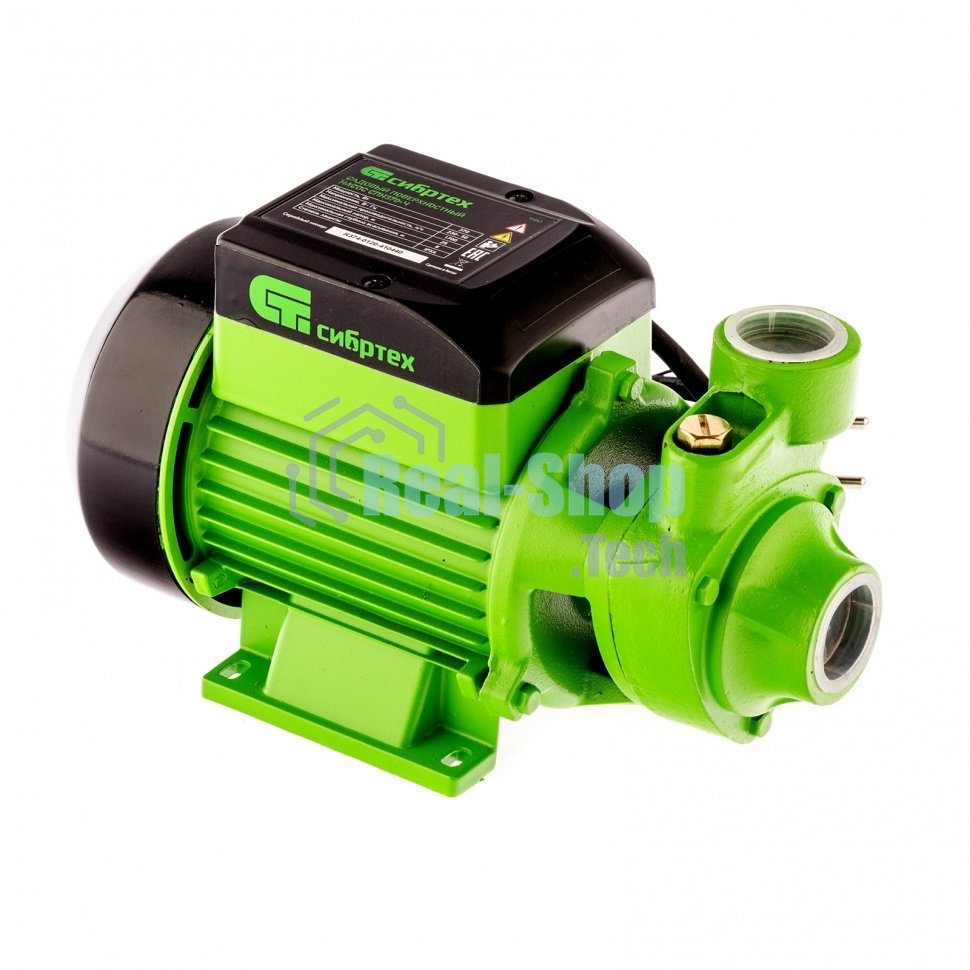 Садовый поверхностный насос Сибртех СПН370-Ч 370 Вт напор 25 м 1700 л/ч чугун