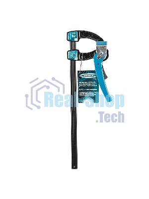 Струбцина реечная Gross быстрозажимная, металлический корпус, рычажный храповый механизм, 12