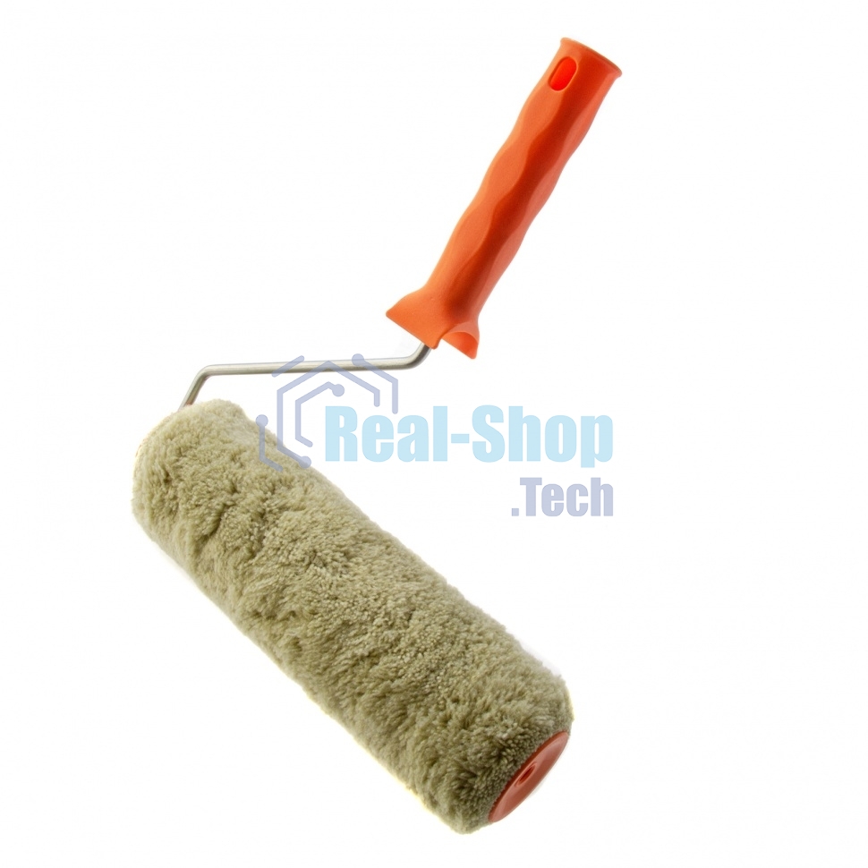 Валик Сибртех Фасадные работы, 250мм, ворс 18мм, D 48мм, D ручки 6 мм, полиакрил, полиэстер