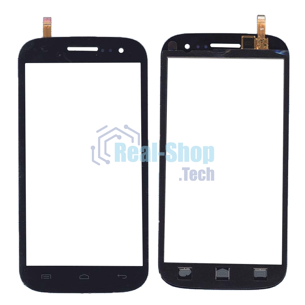 Сенсорное стекло (тачскрин) для Fly IQ451 Quattro Vista, черное