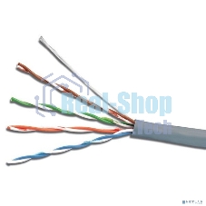 Кабель ExeGate EX289281RUS UTP4-C5e-CU-S25-IN-LSZH-GR-305 UTP 4 пары кат.5e медь, 25AWG, LSZH, бухта 305м, серый