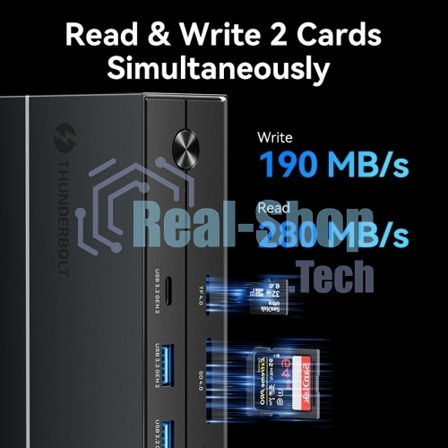 Мультифункциональная док-станция Vention USB Type C 14 в 1 с поддержкой Thunderbolt 4