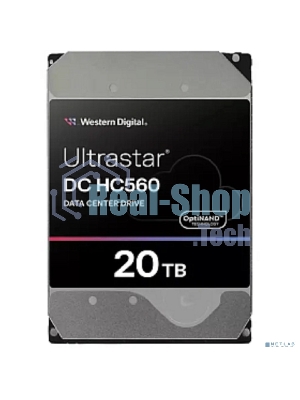 Жесткий диск Western Digital HDD SAS Server 20Tb Ultrastar DC HC560 7200 12Gb/s 512MB 1 year warranty