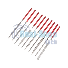 Набор надфилей алмазных 140х70х3мм, 10 шт. Kranz