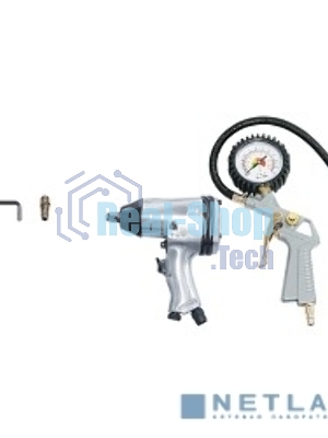 Набор пневмогайковерт Fubag GP158/312 158л/мин 312н/м 7000об/мин пневмопистолет д/шин манометр