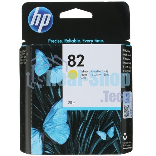 Картридж струйный HP №82 CH568A желтый для HP DJ 510 (28мл)