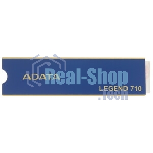 Накопитель SSD ADATA LEGEND 710, 256Gb, PCIe 3.0 x4, M.2 2280, NVMe, R/W 2100/1000, с радиатором