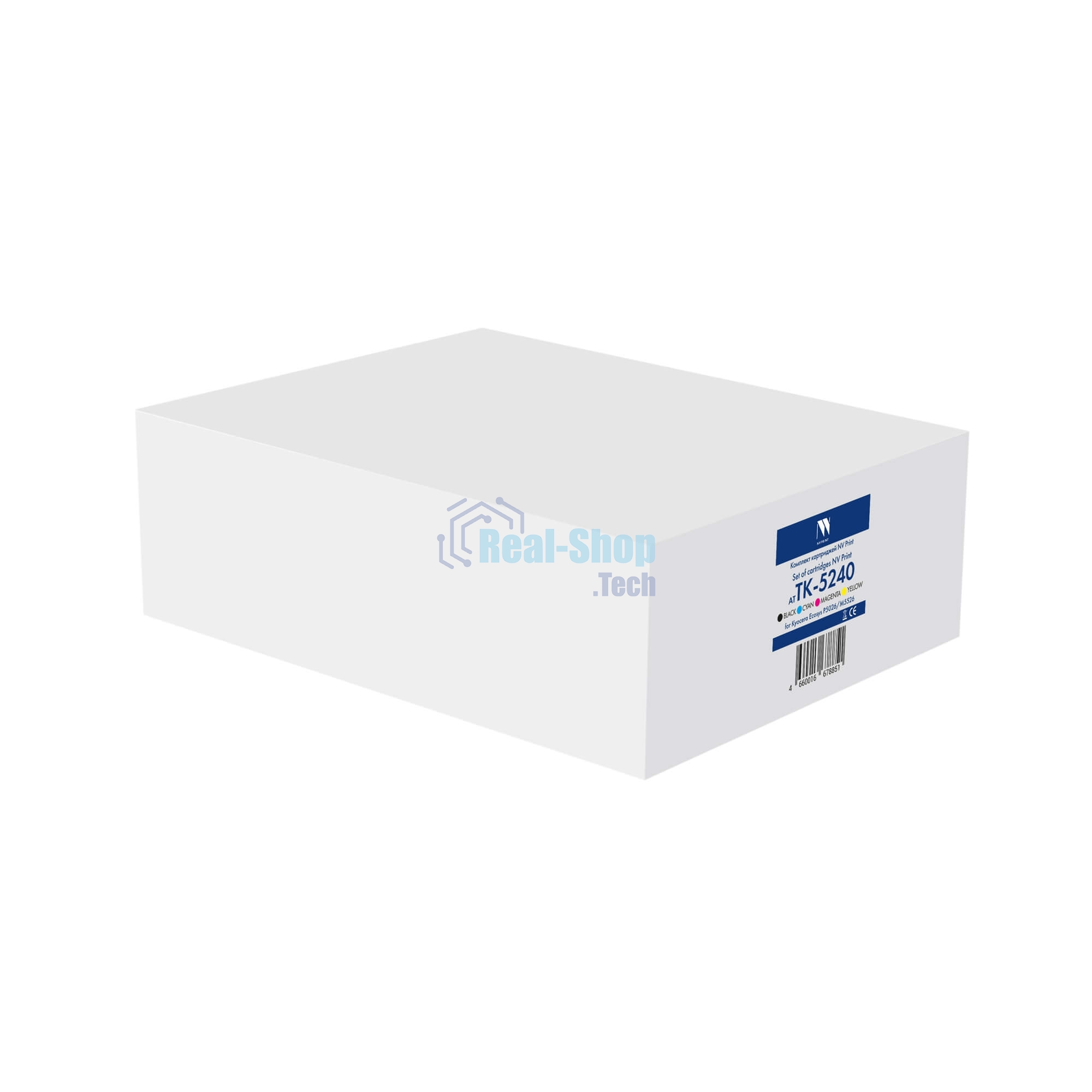 Комплект картриджей NVP совместимых NV-TK-5240 CMYK для Kyocera Ecosys P5026/M5526 (4000Bk/3000Color)