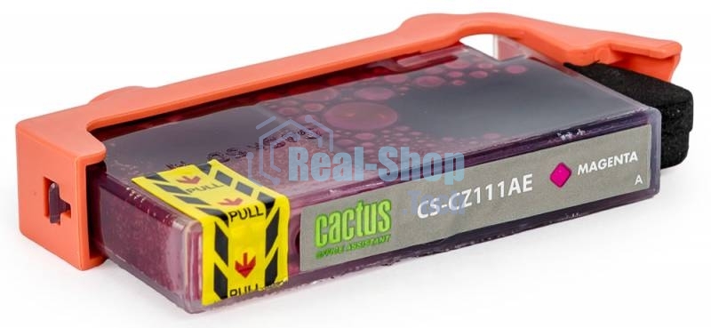 Картридж струйный Cactus CS-CZ111AE №655 пурпурный (14,6 мл) для HP DJ IA 3525/5525/4515/4525