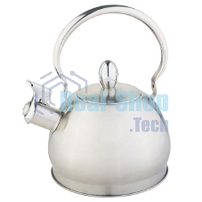 Чайник для плиты WEBBER ВЕ-0560 нерж со свистком 2,0 л, индукц, складная ручка (12)