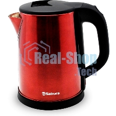 Чайник электрический Sakura SA-2149BR (2.0) красн метал+черн д