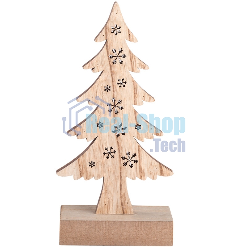 Деревянная фигурка Neon-night с подсветкой 