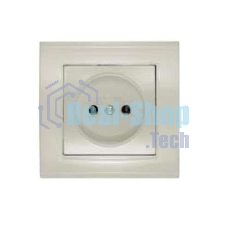 Розетка 1-м СП Бриллиант 16А IP20 сл. кость Universal 7948806