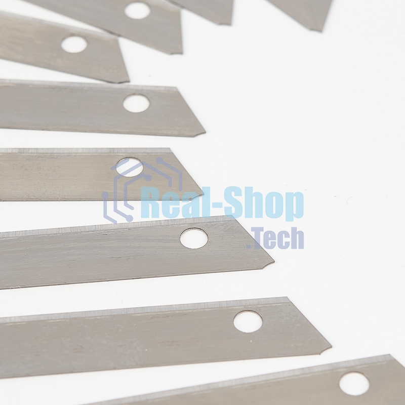 Сегментированное лезвие Rexant 9 мм 10 шт.