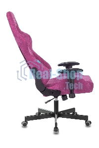 Кресло игровое Бюрократ VIKING KNIGHT LT15 FABRIC малиновый крестовина металл/пластик