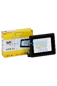 Прожектор светодиодный СДО 06-20 4000К IP65 черный ИЭК LPDO601-20-40-K02