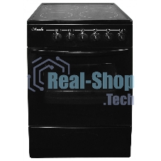 Плита электрическая Лысьва EF4011MK00 черный, конфорок 4 электрических, духовка 57 л, 50 см x 84 см x 60 см (без крышки)