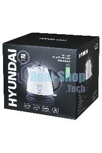 Чайник электрический Hyundai HYK-S4502 1.7л. 2200Вт жемчужный/черный (корпус: нержавеющая сталь/пластик)