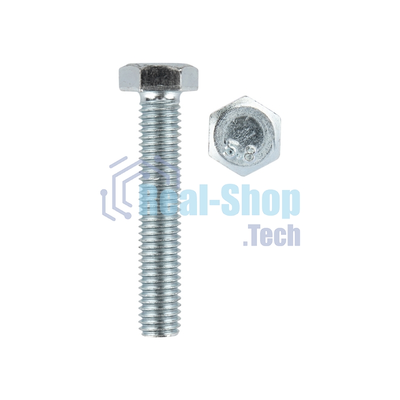 Болт шестигранный Kranz DIN 933, 8х45, упаковка поставщика (24 кг./1 100 шт.)