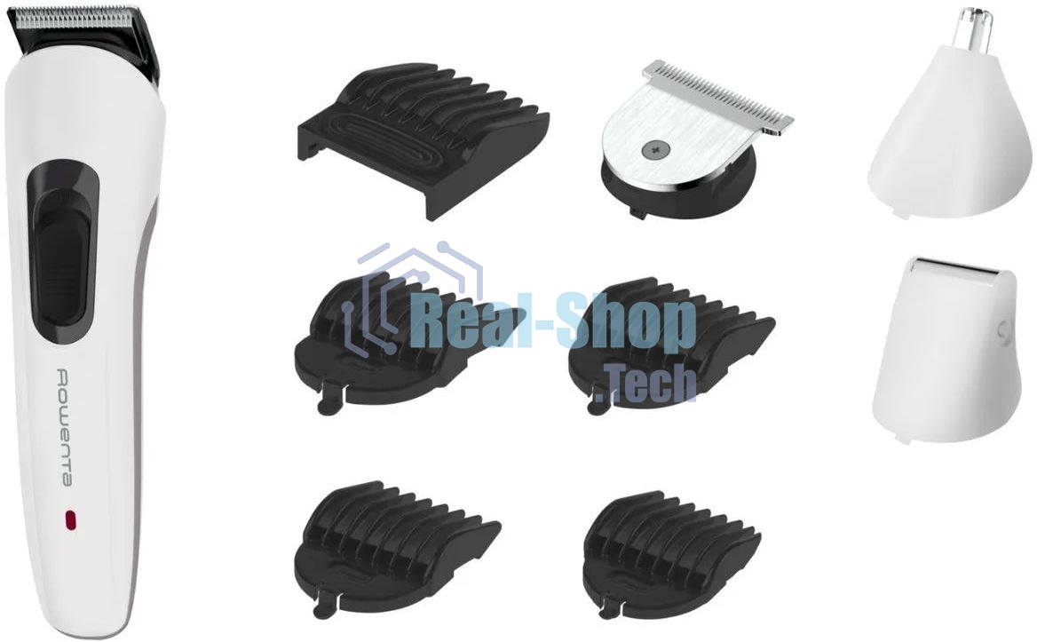 Триммер Rowenta TN8961F4 белый (насадок в компл:7шт)
