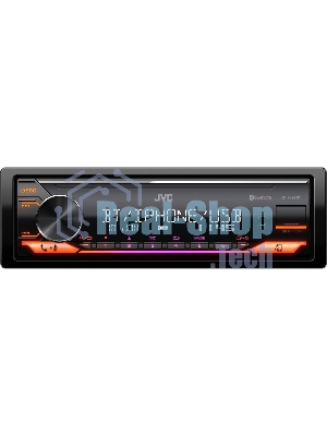Автомагнитола JVC KD-X482BT, 1 DIN, Bluetooth, USB Type-A, AUX, съёмная панель
