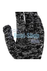 Перчатки трикотажные, меланж, 10 класс Россия